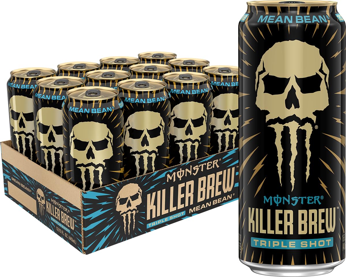 Amazon.com : Monster Energy Killer Brew Mean Bean, 15 Fl Oz | Pack